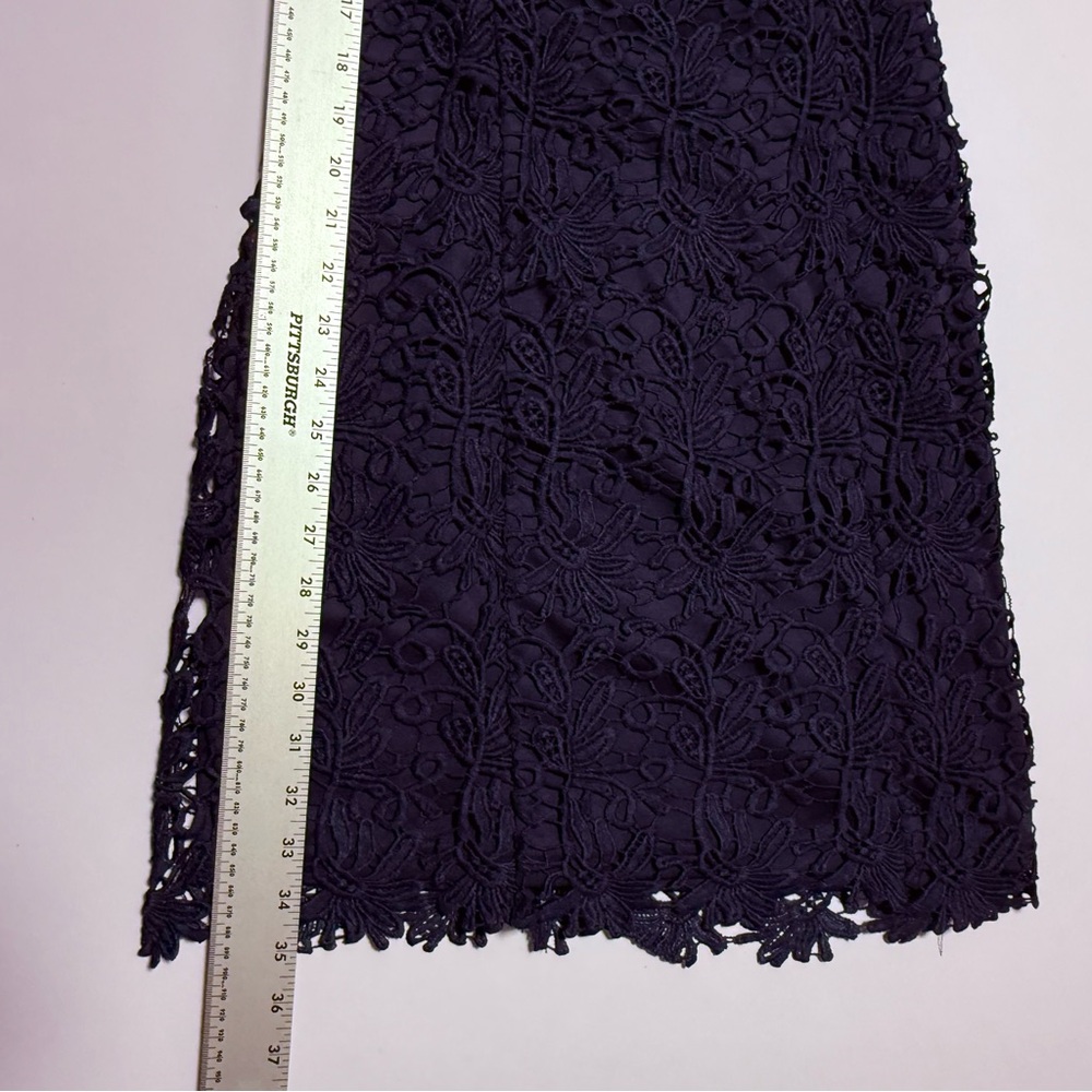 Lulus Romance Language Backless Navy Lace Bodycon Cocktail Party Dress Size M - Picture 9 of 11